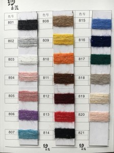 merino wool sequin yarn wool acrylic polyester blende yarn with shinning sequins