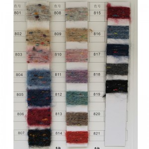 Hot Sale popular blended polyester acrylic knot yarn with lurex sequin yarn fancy yarn for knitting